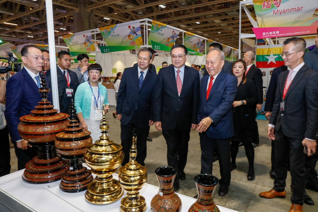 Aspecto da Zona de Exposição de Produtos Característicos de Myanmar, que se estreia nesta edição da GMBPF