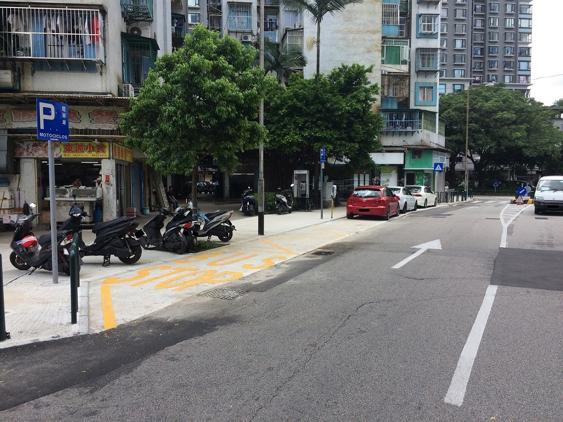 Localização da paragem “Edf. Cheng Choi”