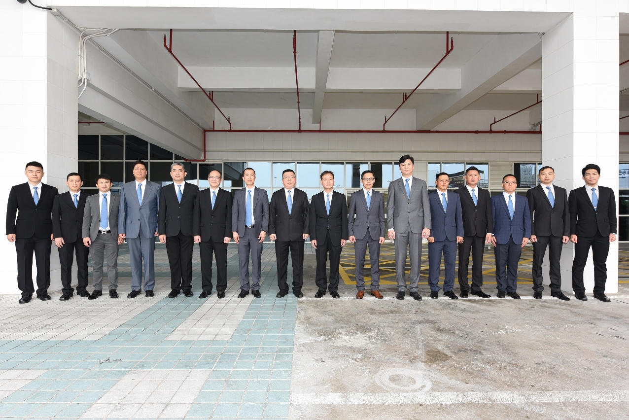 Delegação policial de Macau liderada pelo senhor Comandante-geral dos SPU, Ma Io Kun