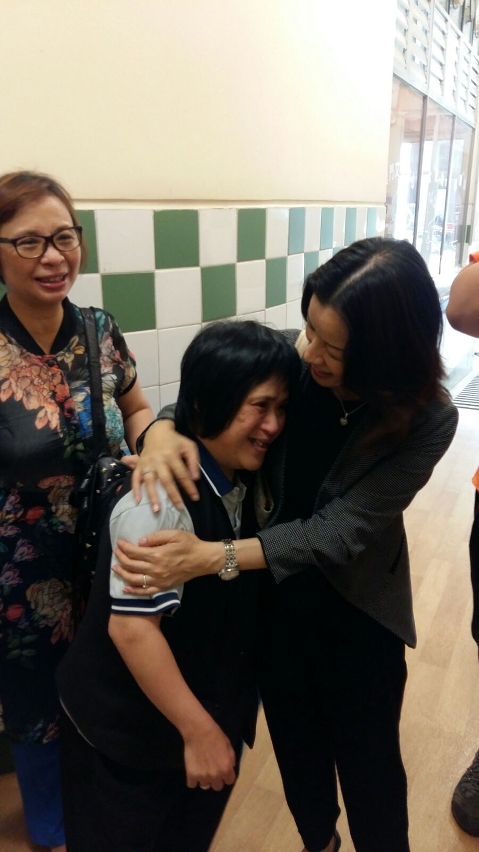 黃艷梅局長慰問曉光中心學員