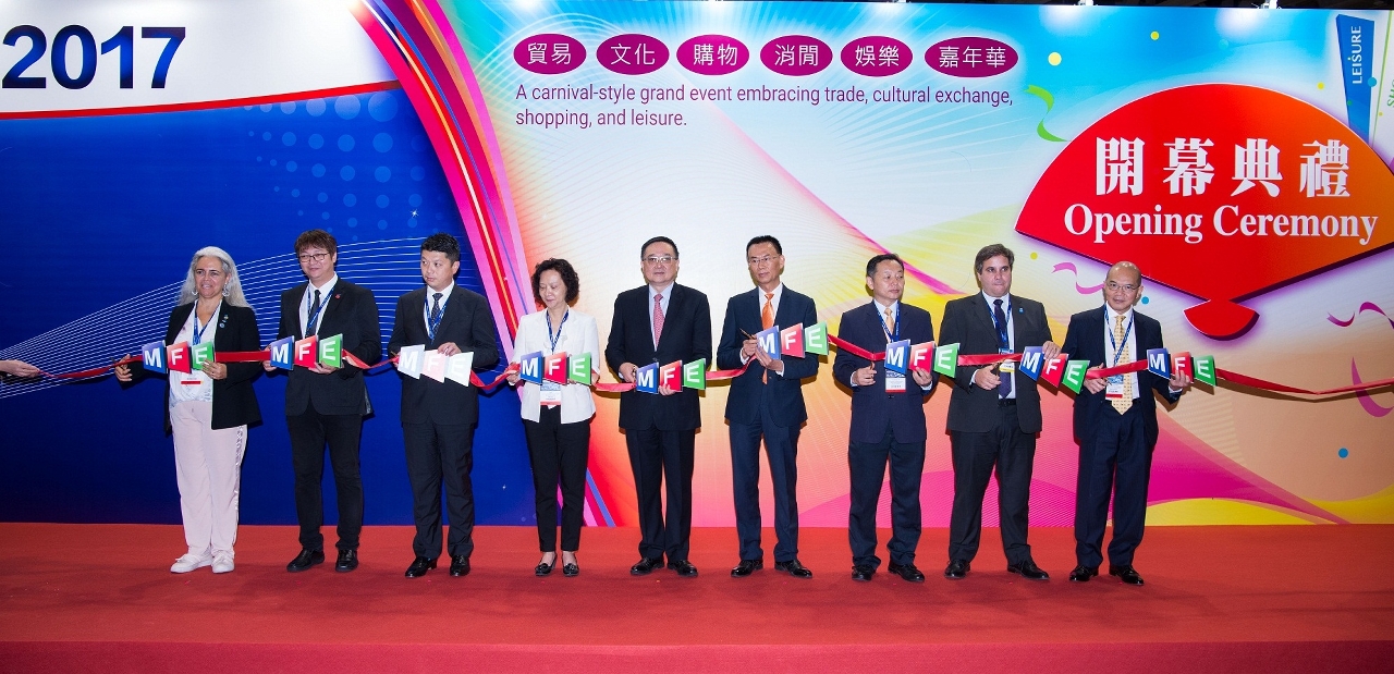 A cerimónia de abertura da Exposição de Franquia de Macau 2017 realizou-se hoje (28 de Julho)