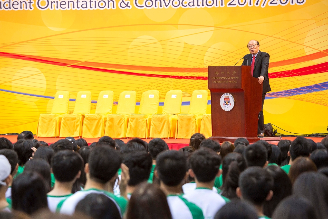 Rector Wei Zhao gives the ‘first lecture at UM’