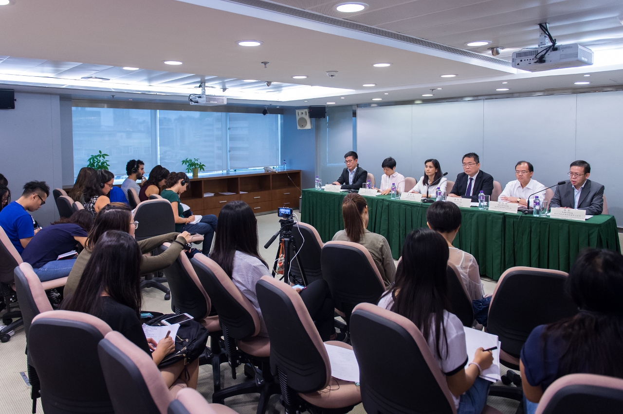 The Office of the Government Spokesperson and appropriate departments hold a press briefing to give latest information on the post-typhoon rescue and relief efforts.