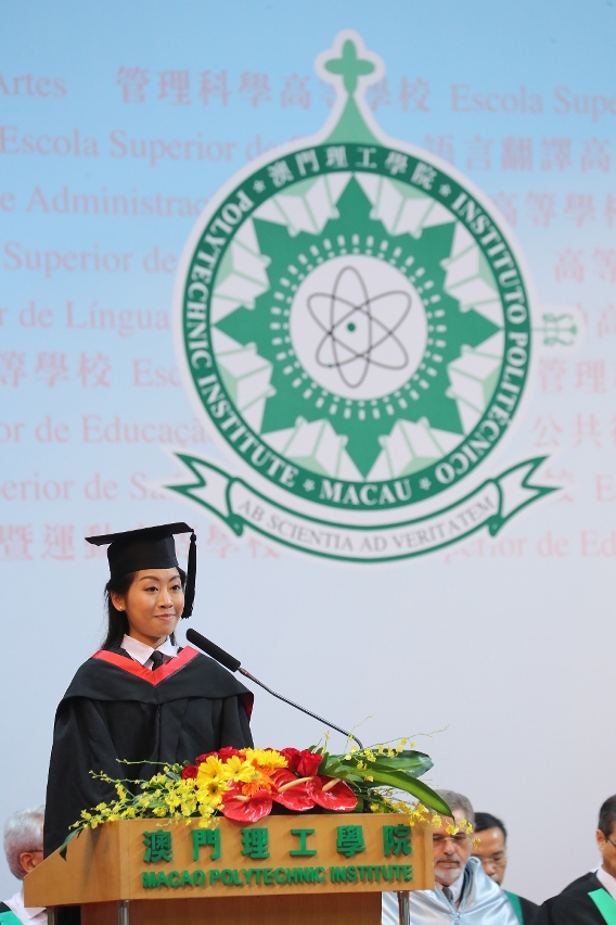 Representative spoke on behalf of all MPI graduates
