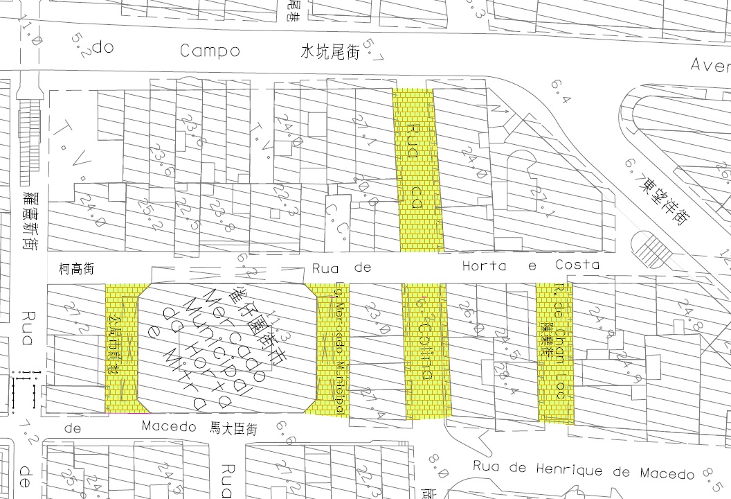 美化雀仔園街市周邊街道工程施工圖