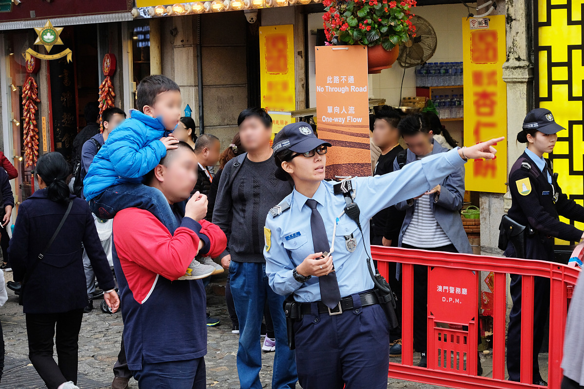 治安警增派警力於各旅遊熱點加強巡邏