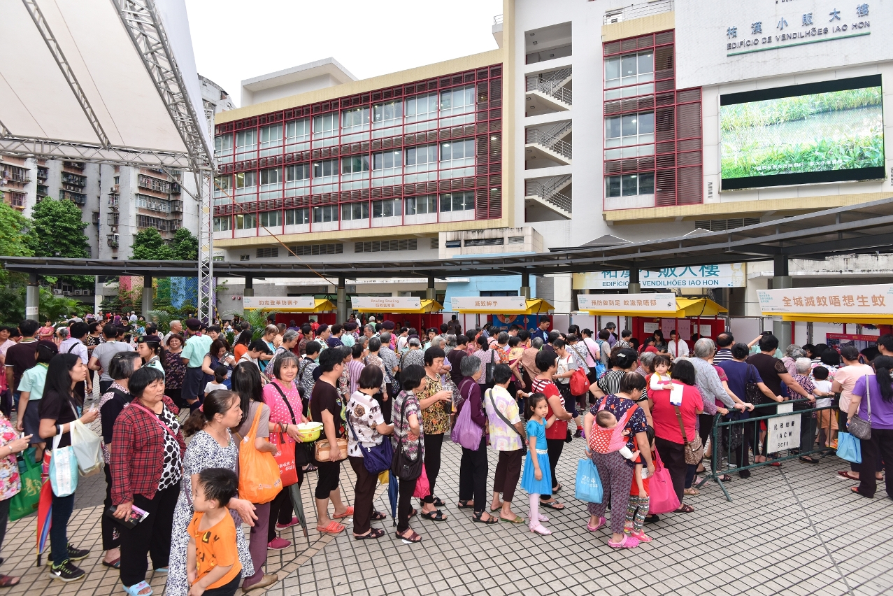 預防登革熱及寨卡病毒病宣傳活動提醒市民防範蚊患