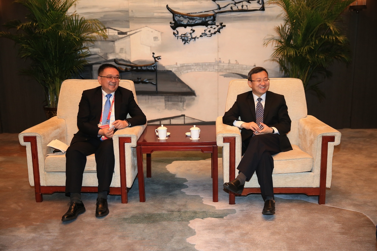 Audiência concedida pelo Vice-Ministro do Comércio, Wang Shouwen, à Delegação Empresarial de Macau