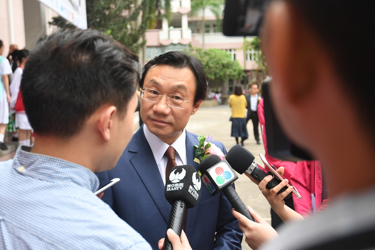 社會文化司司長譚俊榮今接受傳媒採訪