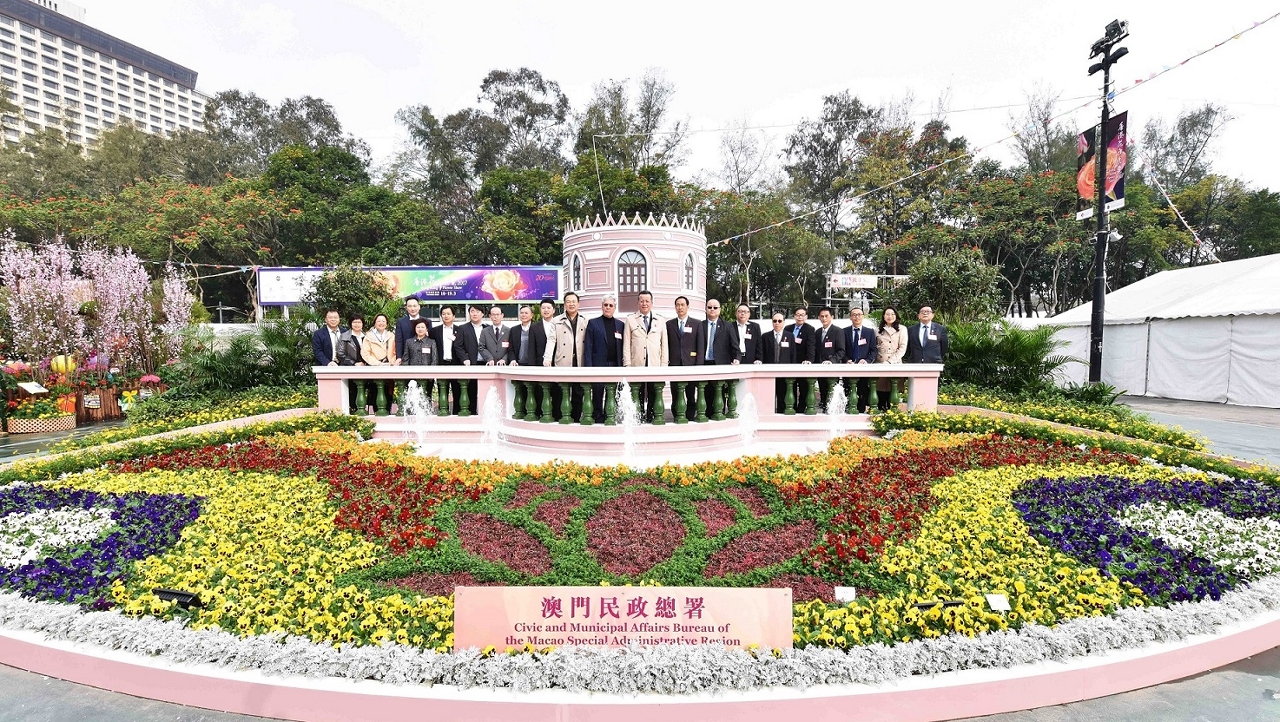 民署代表團應邀出席香港花卉展覽開幕禮