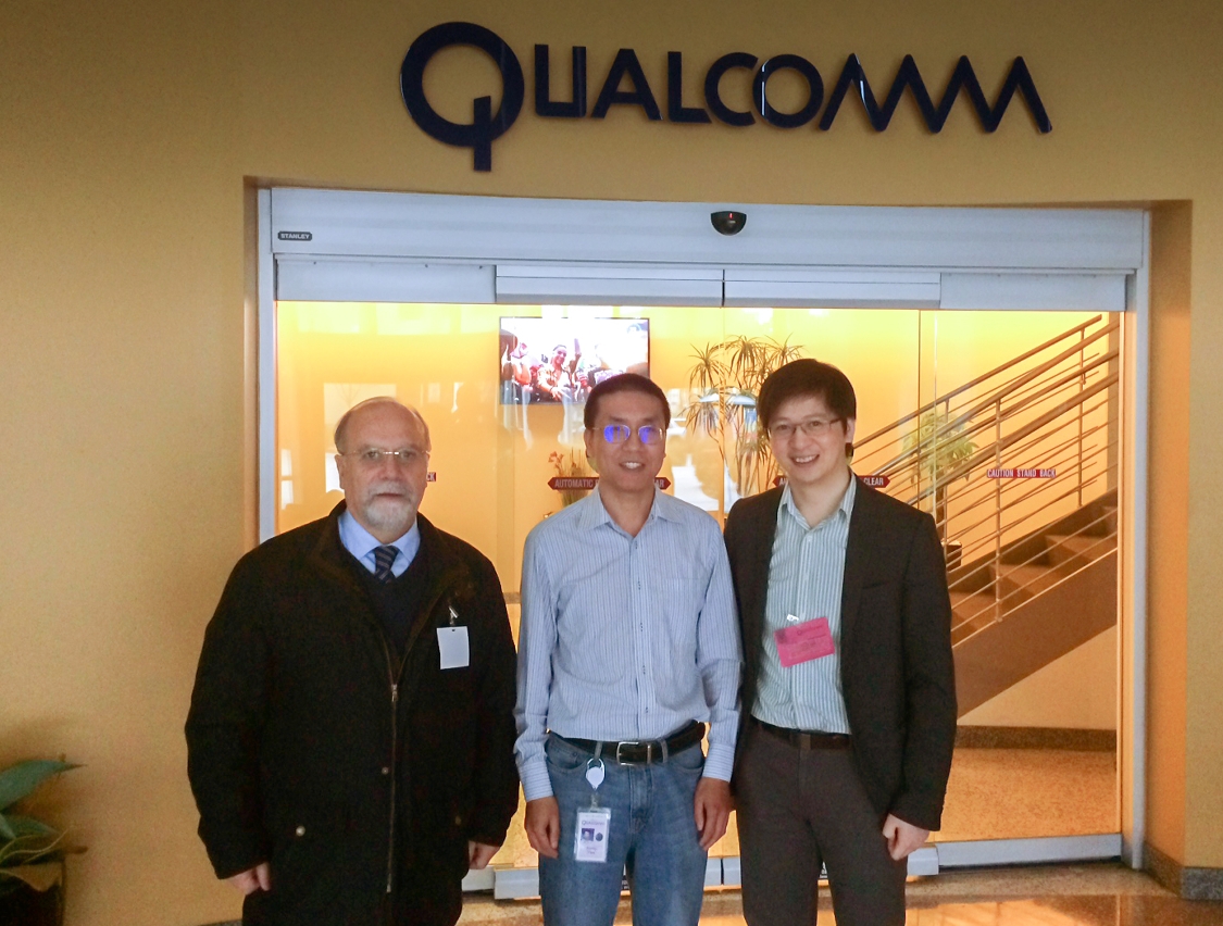 Prof Rui Martins and Prof Mak Pui-In give an Invited Distinguished Seminar at Qualcomm