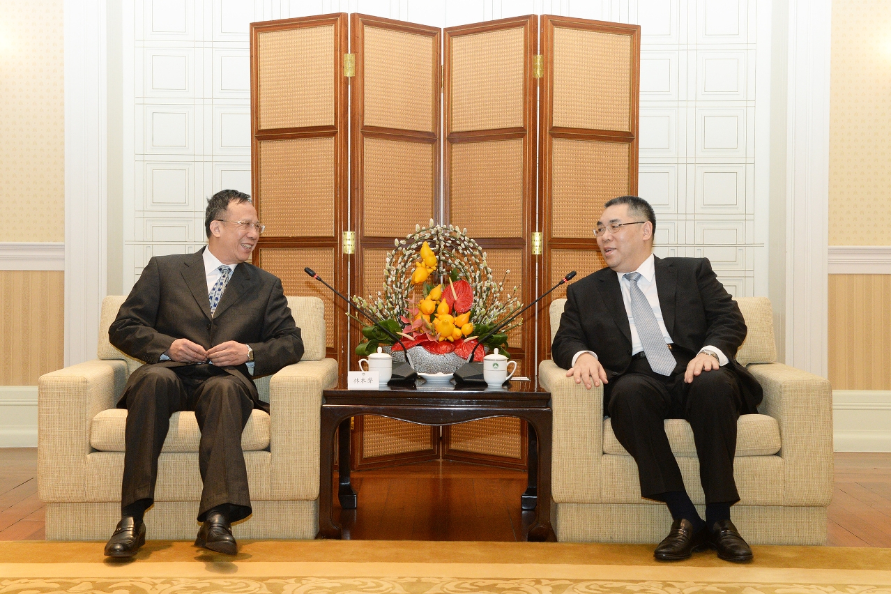 Chefe do Executivo tem encontro com vice-presidente da CCPPC da província de Guangdong