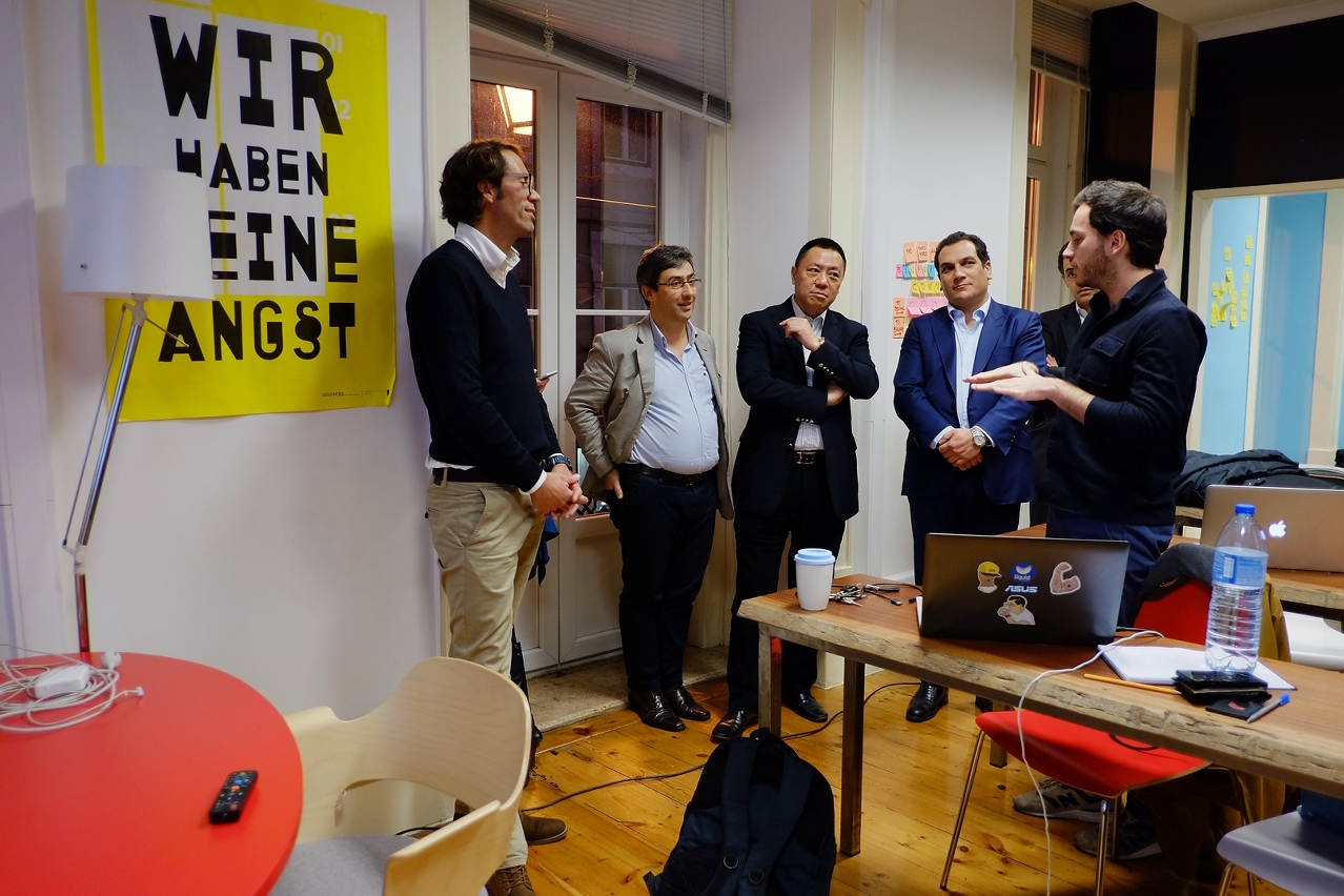 代表團參觀Startup Lisboa初創企業孵化中心