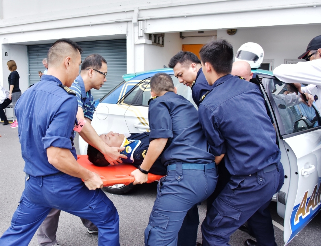 Professional Rescue Training of the Macau Grand Prix