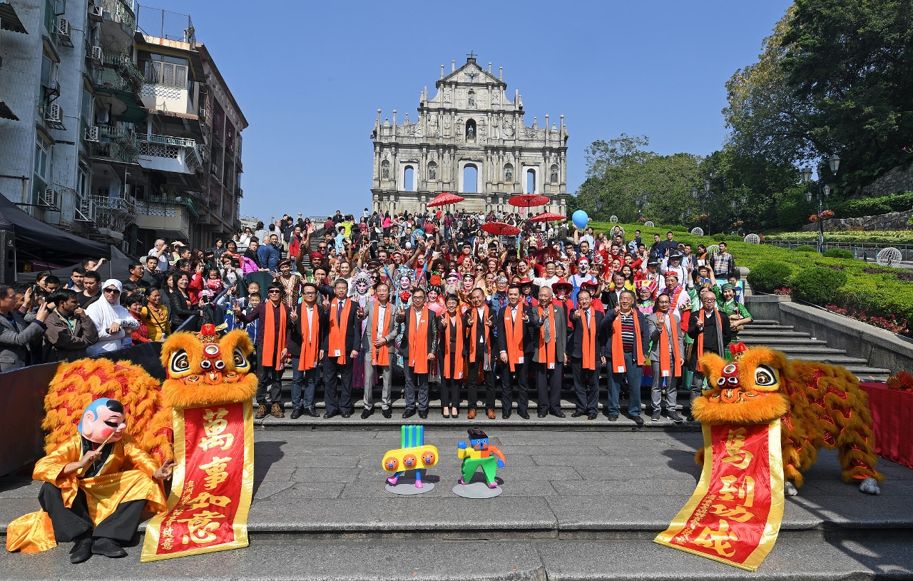 Cerimónia de Bênção do “Desfile por Macau, Cidade Latina”