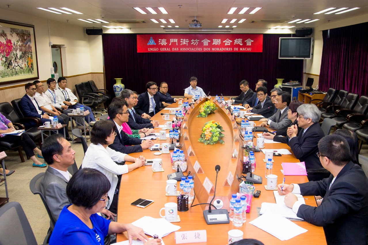 譚俊榮酒明年施政拜訪澳門街坊總會