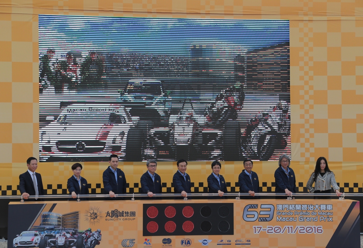 Membros da Comissão Organizadora do Grande Prémio de Macau marcaram oficialmente o início da semana do Grande Prémio.