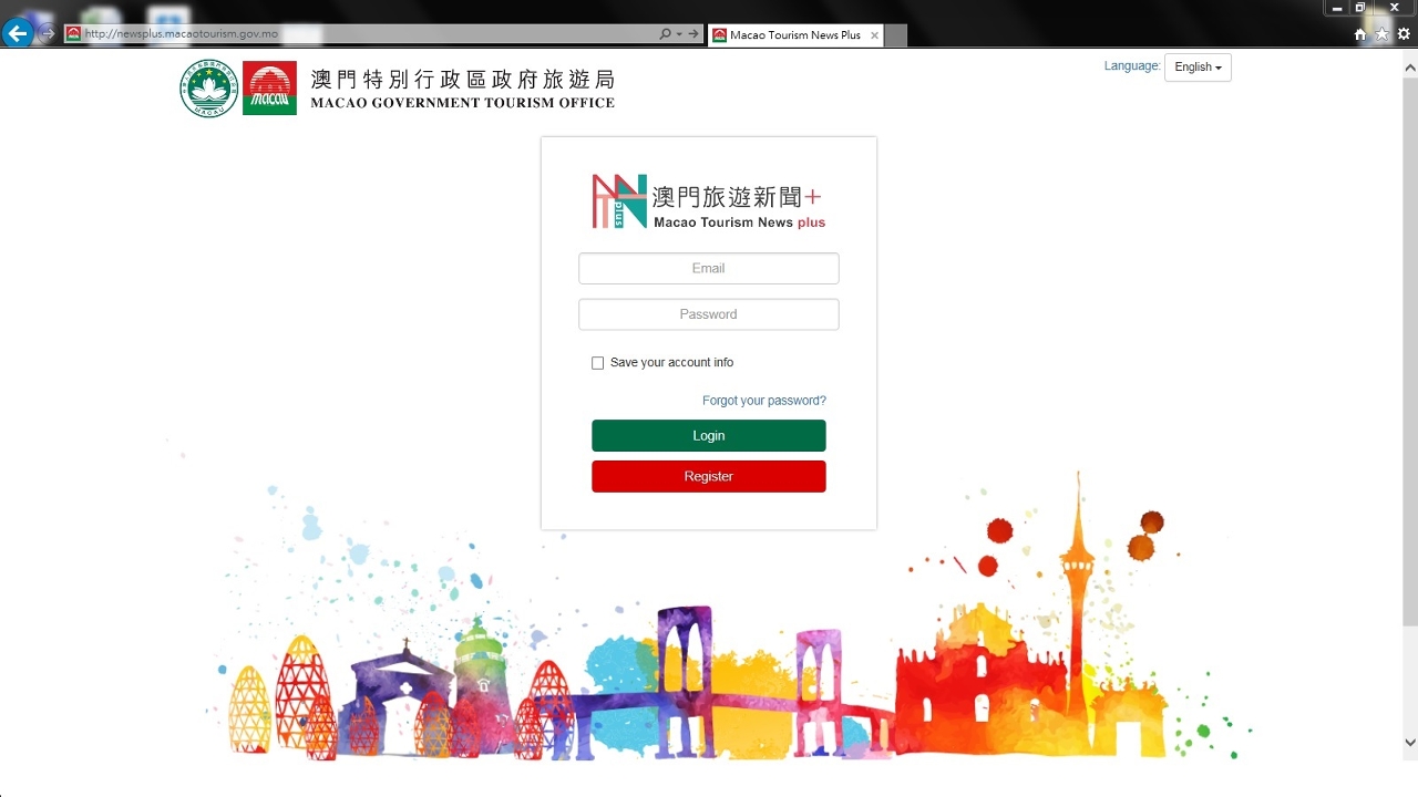 Media are welcome to register for an account at “Macau Tourism News plus”