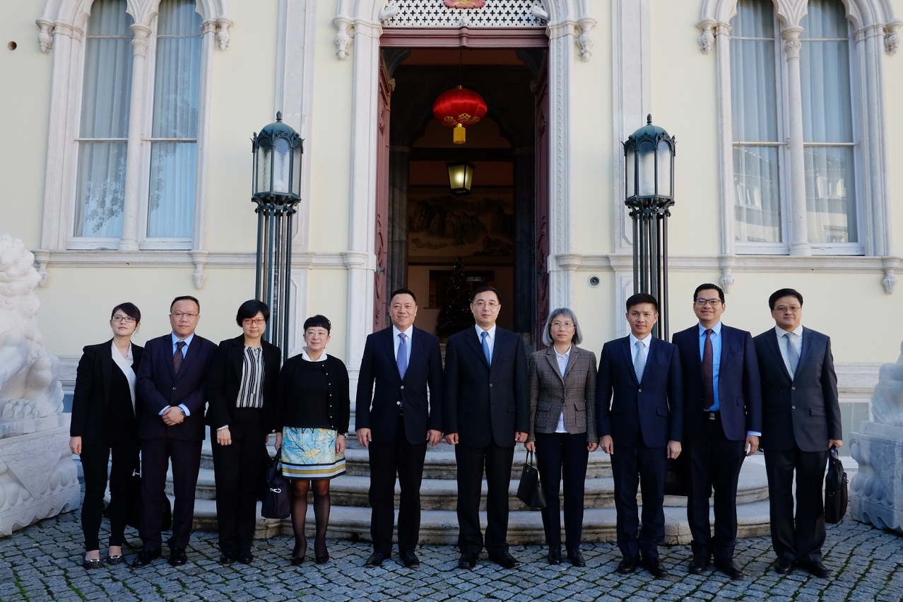 Delegação de Macau visita ao Embaixador da República Popular da China em Portugal