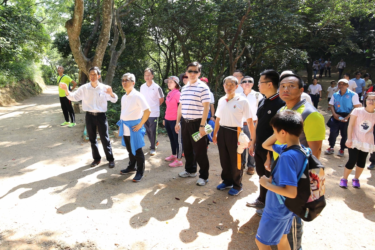 保安部隊及部門齊參與2016「行山同樂日」活動