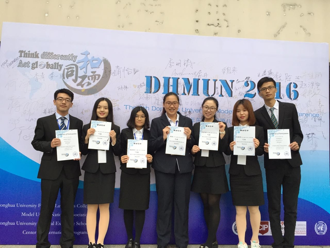 澳大學生於上海東華模聯創佳績