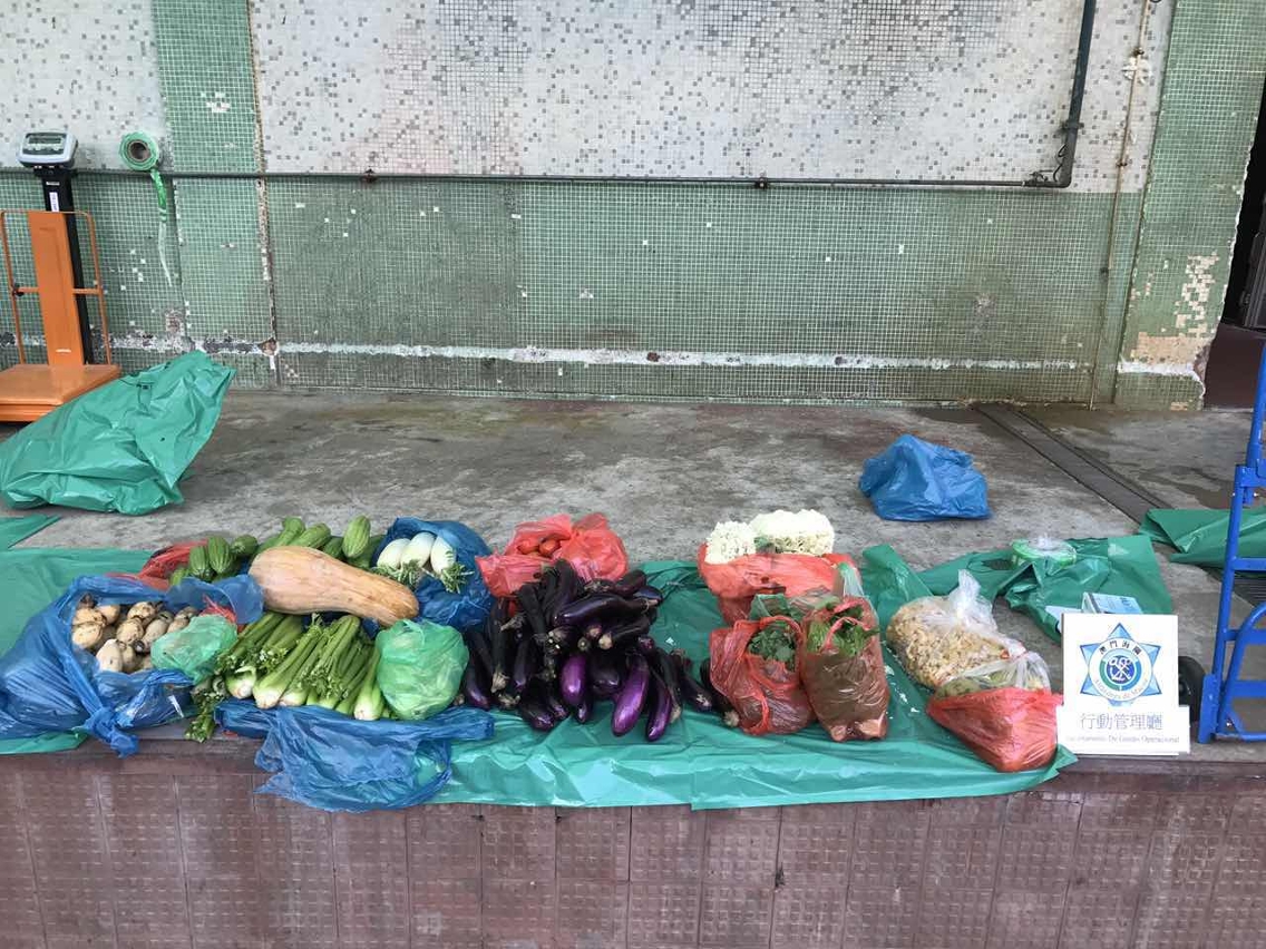 海關及民署於食品安全冬防行動之檢獲物