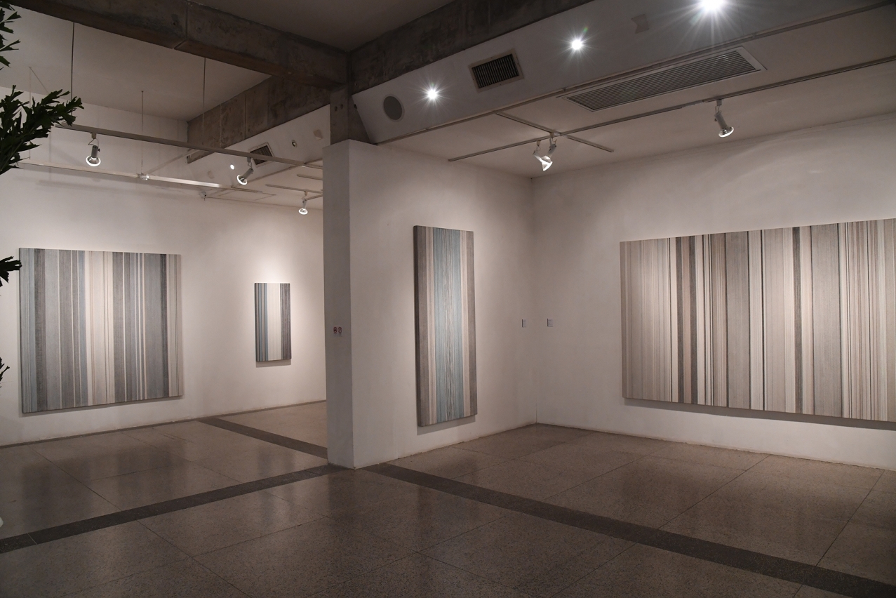 Obras da exposição “Lui Chun Kwong A Linha Distante”