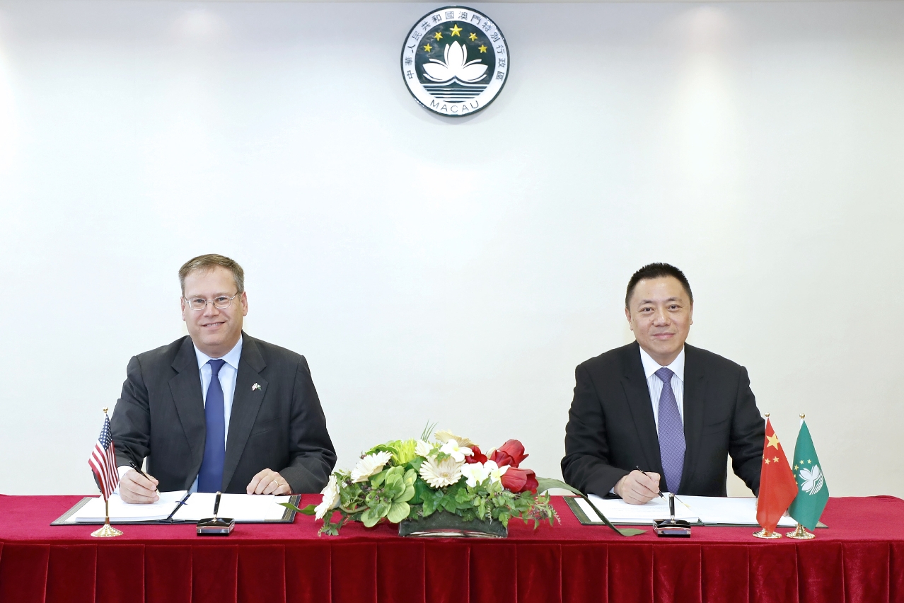 Macao Special Administrative Region (Macao SAR) and United States of America (US) sign agreement to facilitate compliance with  FATCA by financial institutions in Macao SAR