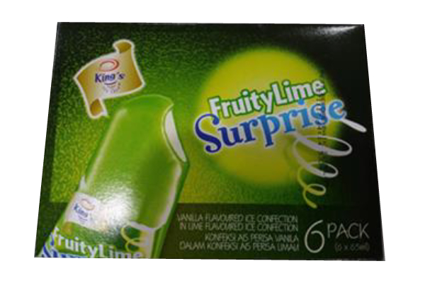 受影響產品 - King’s Potong Fruity Lime (Multipack)