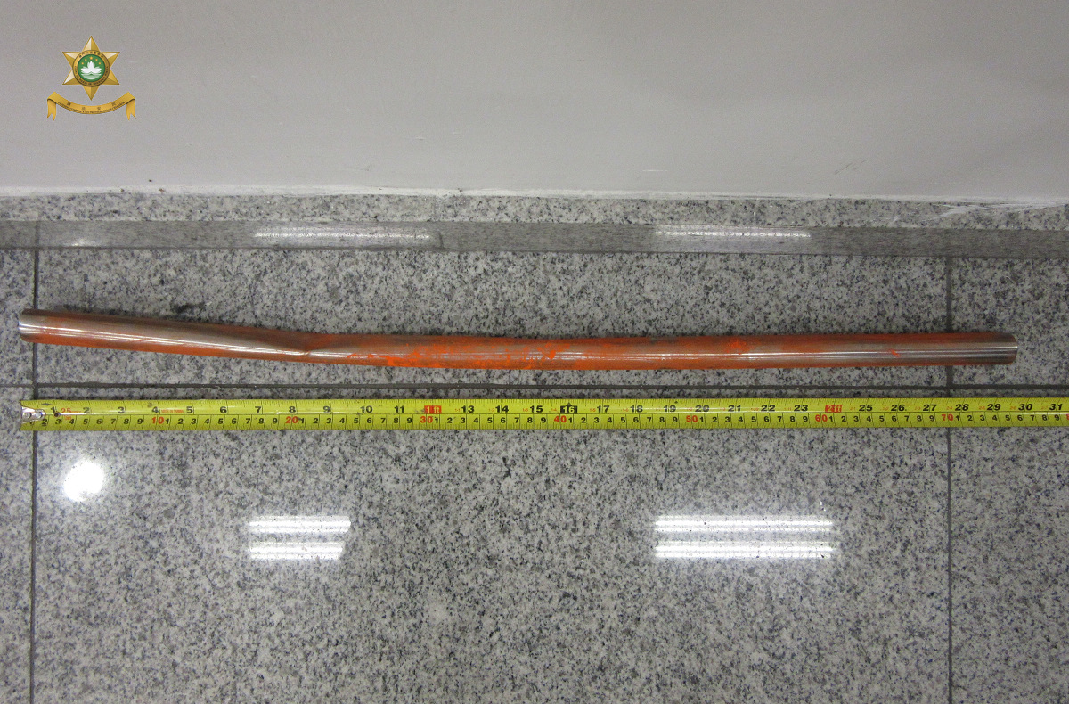 嫌犯使用鐵通作案施襲途人