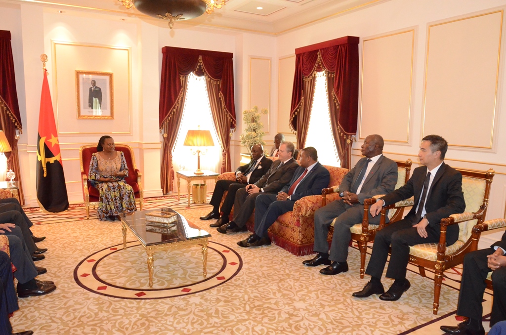 A Vice Presidente da Assembleia Nacional de Angola, Joana Lina Cândido recebeu os chefes das delegações da IX Assembleia Geral OISC/CPLP