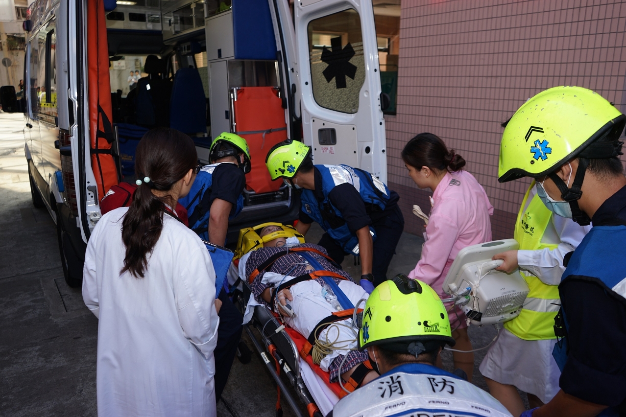 Corpo de Bombeiros apoia o Hospital Kiang Wu na realização de simulacro de incêndio