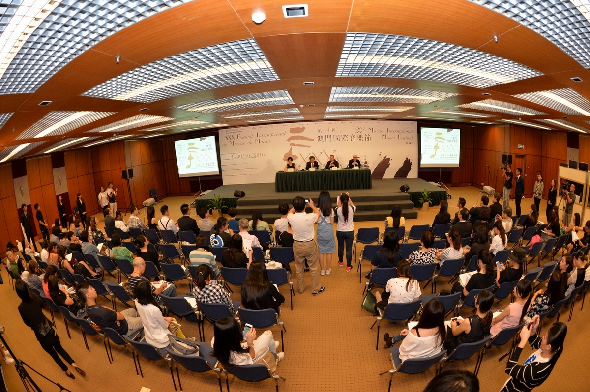 Conferência de Imprensa do XXX Festival Internacional de Música de Macau