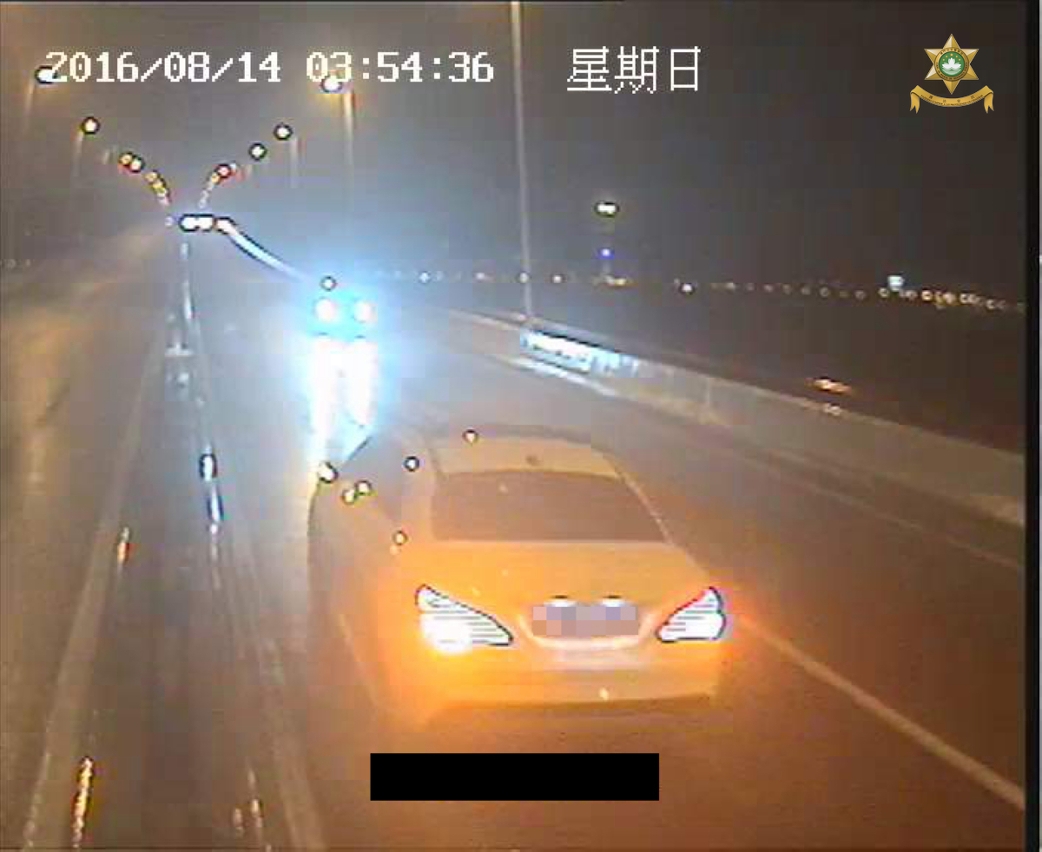 該車輛於友誼橋逆駛之情況