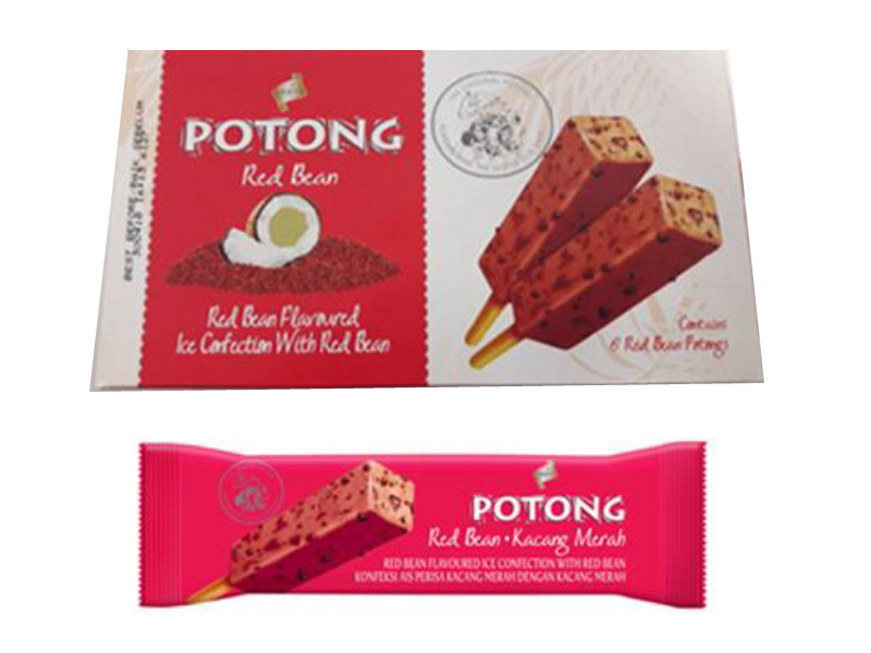 受影響產品 - King’s Potong Red Bean Ice Confection (Multipack and single)