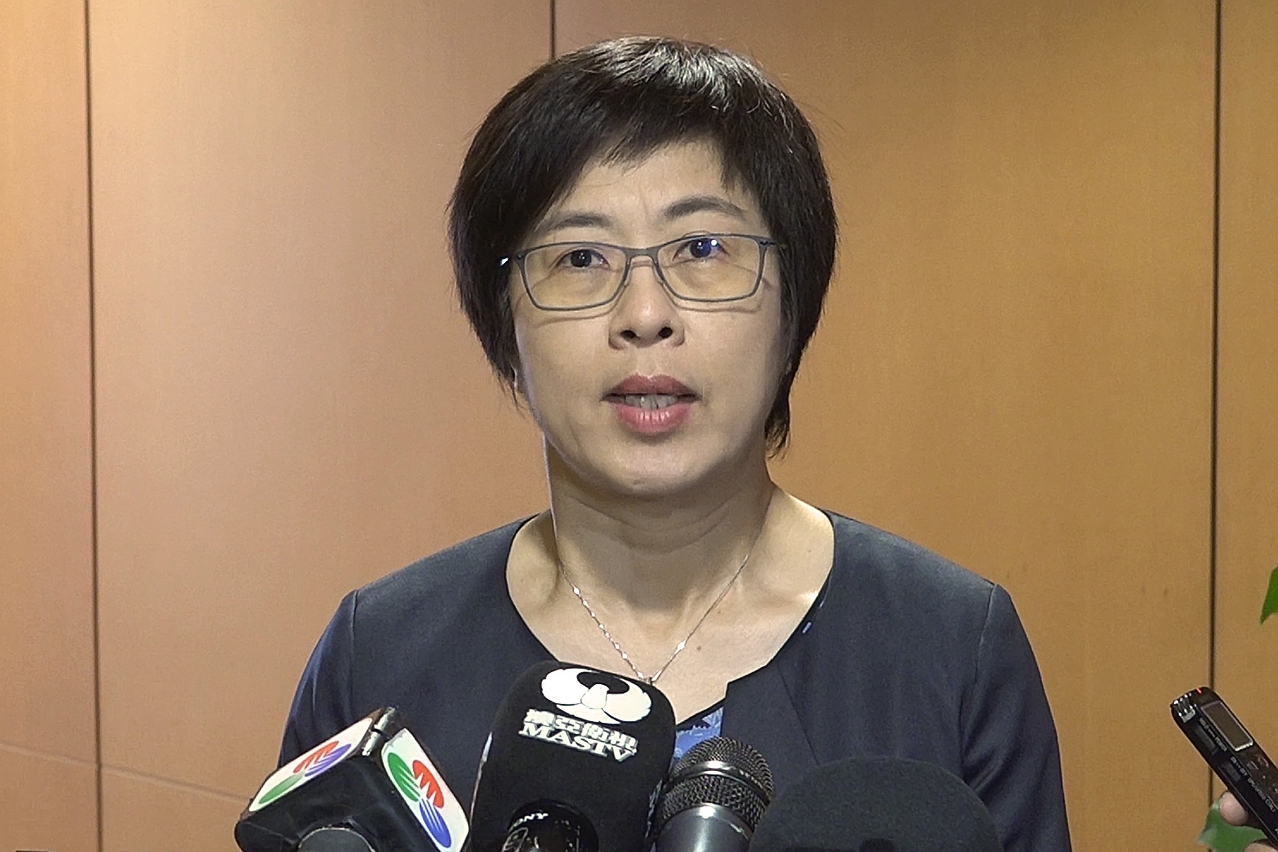 行政法務司司長陳海帆接受傳媒訪問