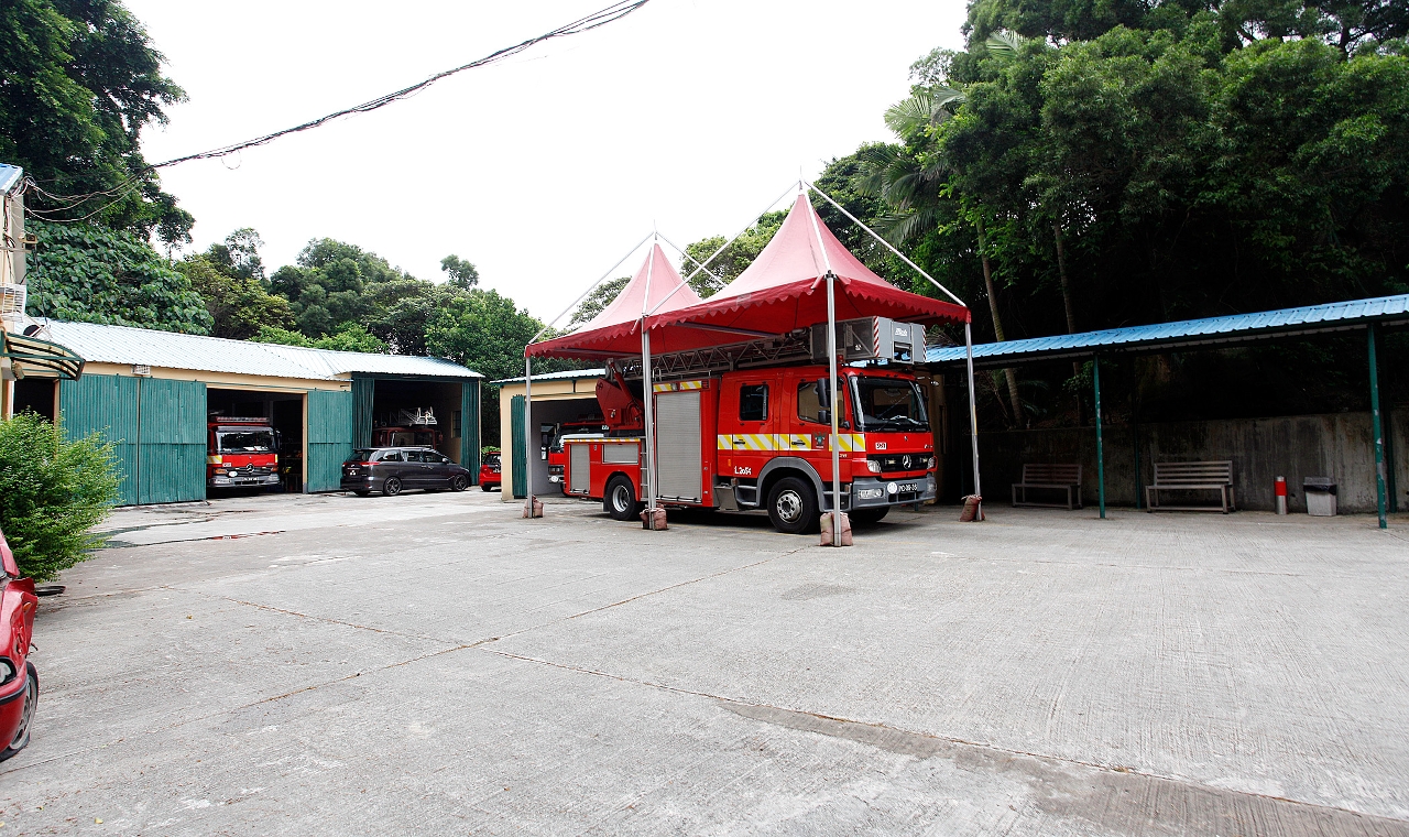 Local da reconstrução do “Posto Operacional de Coloane” do CB