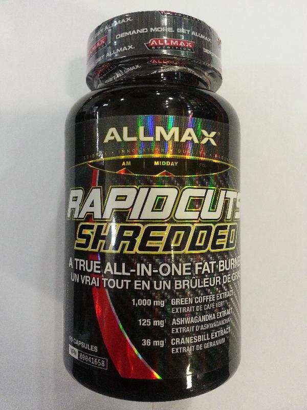 Os Serviços de Saúde apelam aos cidadãos para não usarem produto “ALLMAX RAPIDCUTS SHREDDED”