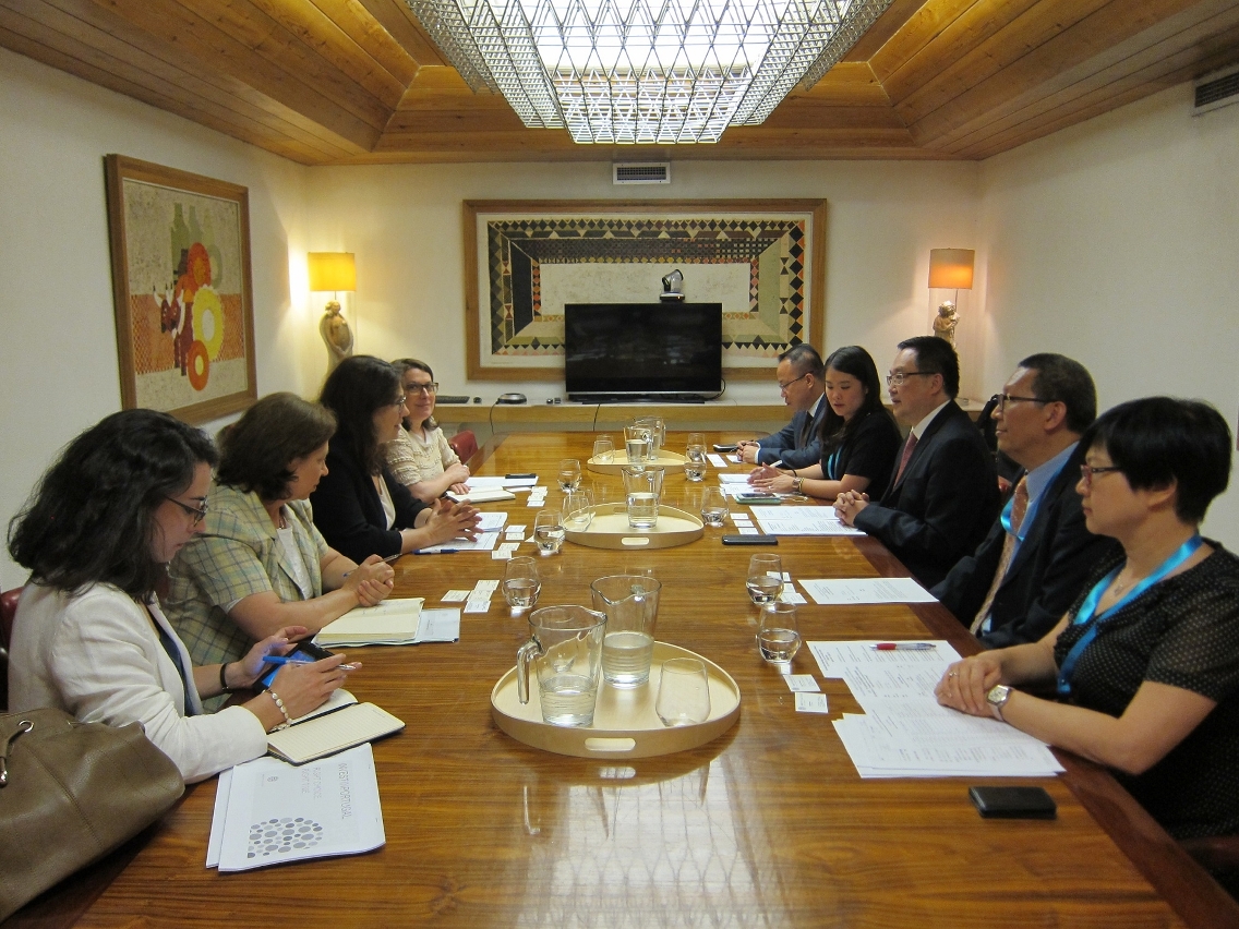 Os representantes de Macau na Delegação do “Grupo 9+2” efectuaram uma visita de cortesia à aicep Portugal Global