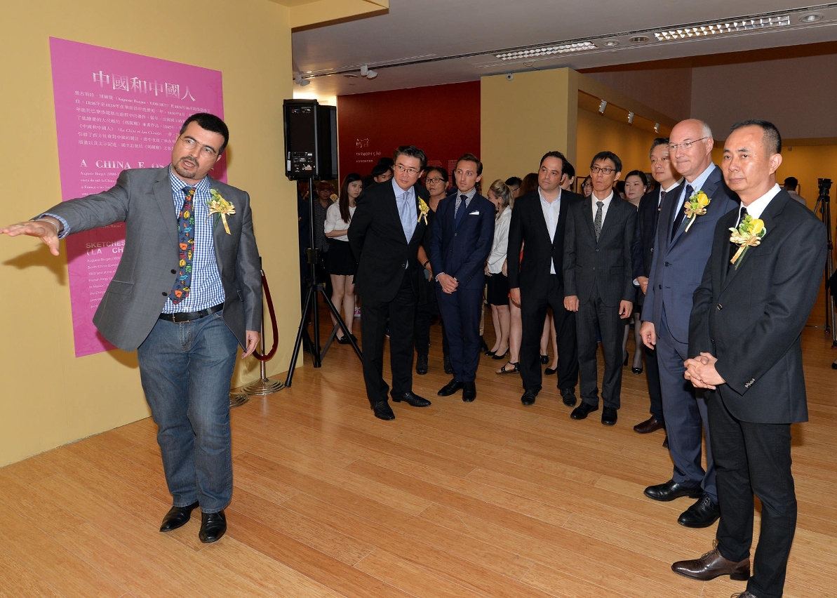 Cerimónia de inauguração da Exposição “Auguste Borget: O Pintor Viajante na Costa Sul da China”