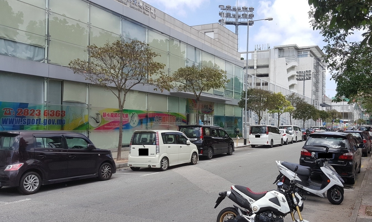 設於體育路之臨時巴士站位置