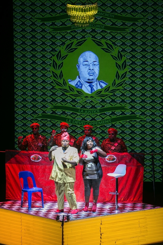 O espectáculo de encerramento Macbeth