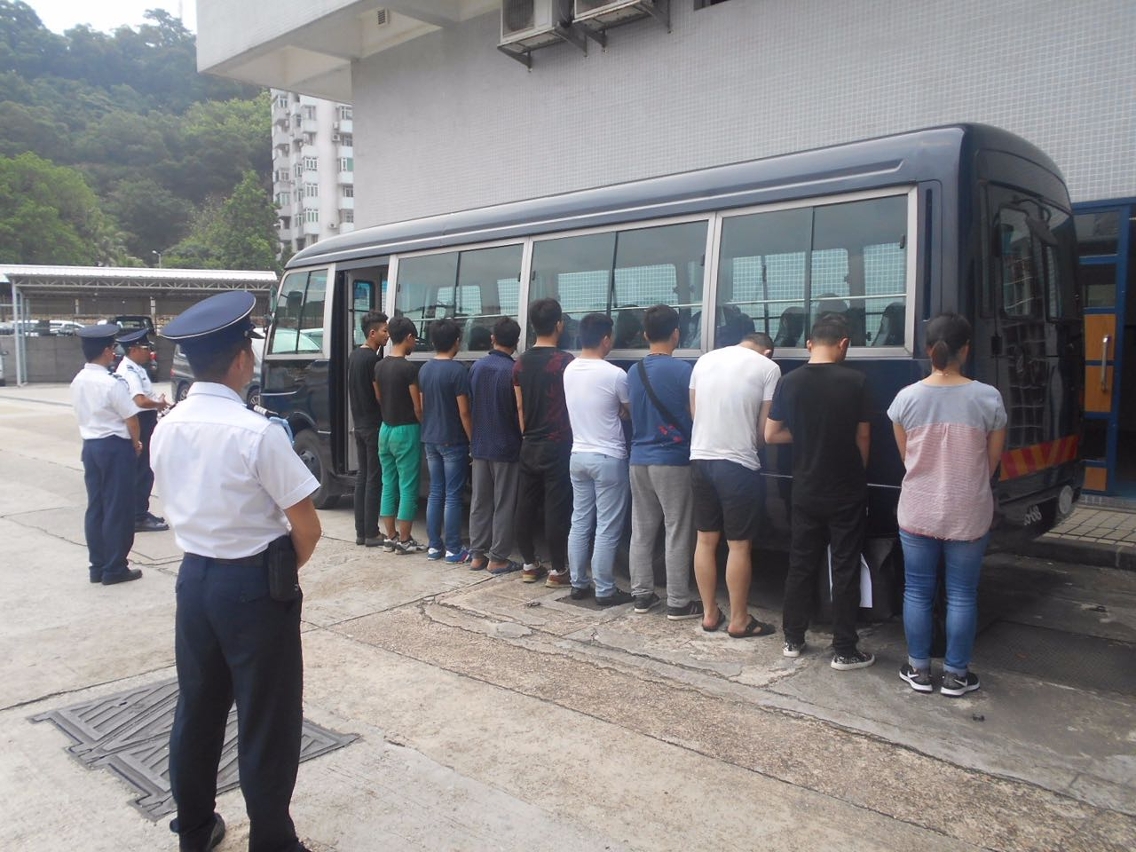 蛇頭和偷渡人士移送司法機關