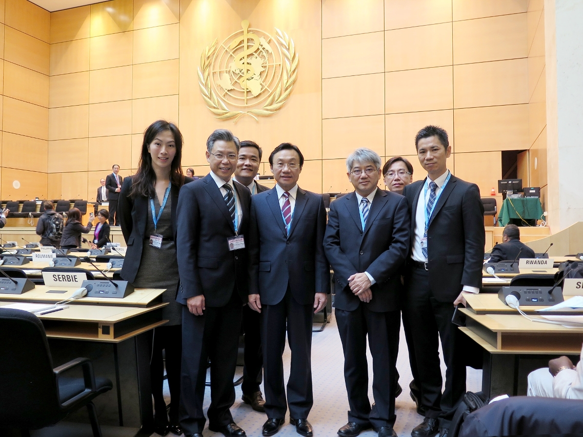 The Government delegation at the 69th World Health Assembly in Geneva, Switzerland.