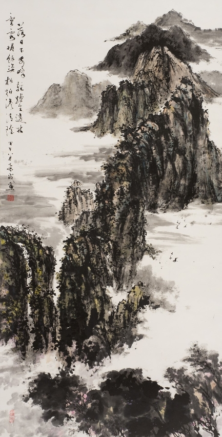 A Exposição da Pintura Chinesa de Van Keng Vai com o título “Visualização de um Pintor Embriagado”, integrada no Projecto de Promoção de Artistas de Macau