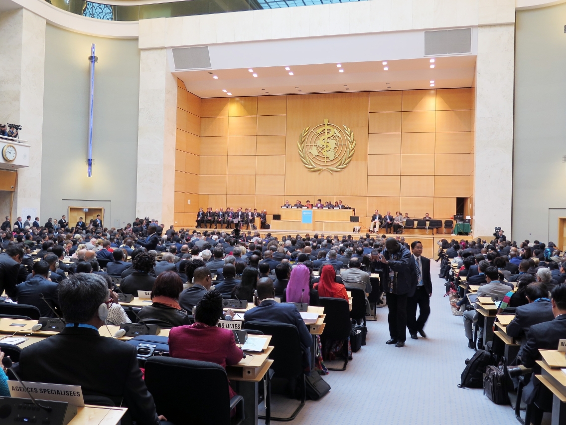 The 69th World Health Assembly is being held in Geneva, Switzerland, from 23 to 28 May.