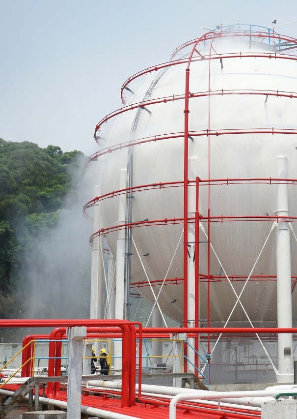 九澳油庫液化石油氣事故疏散演習