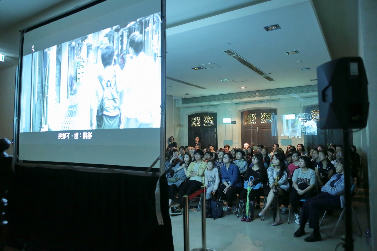 A projecção dos filmes foi bem acolhida pelo público