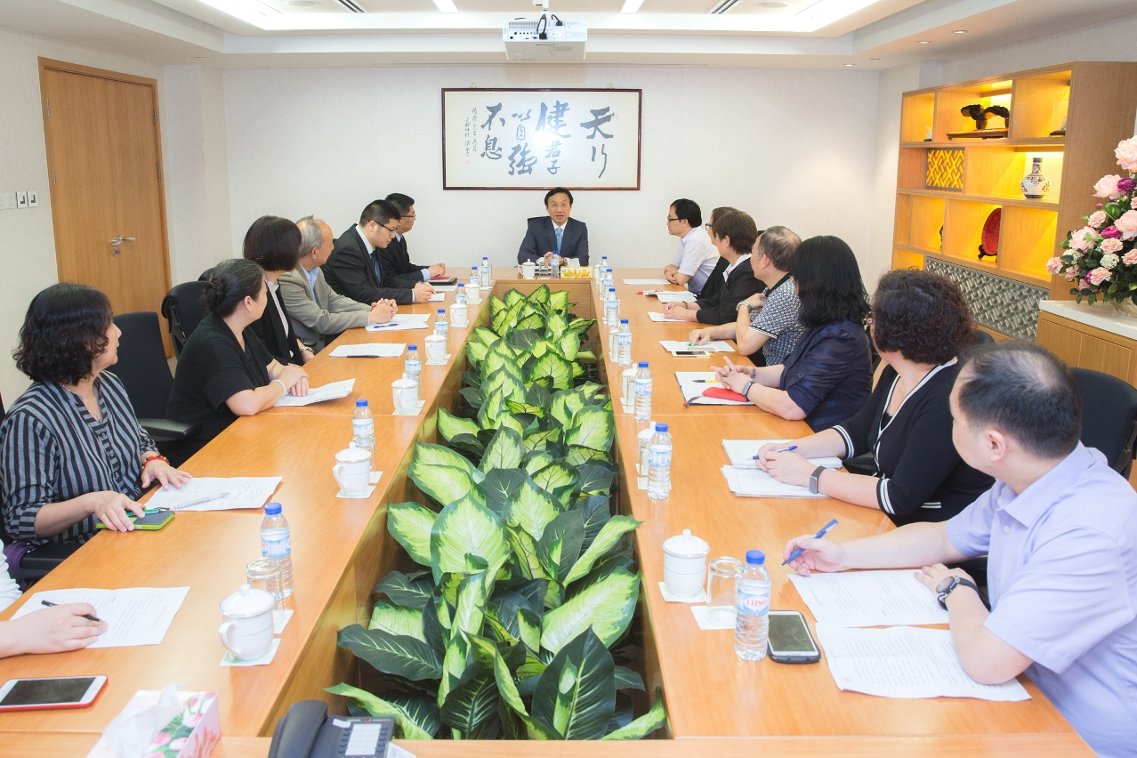 譚俊榮會見澳門弱智人士家長協進會一行