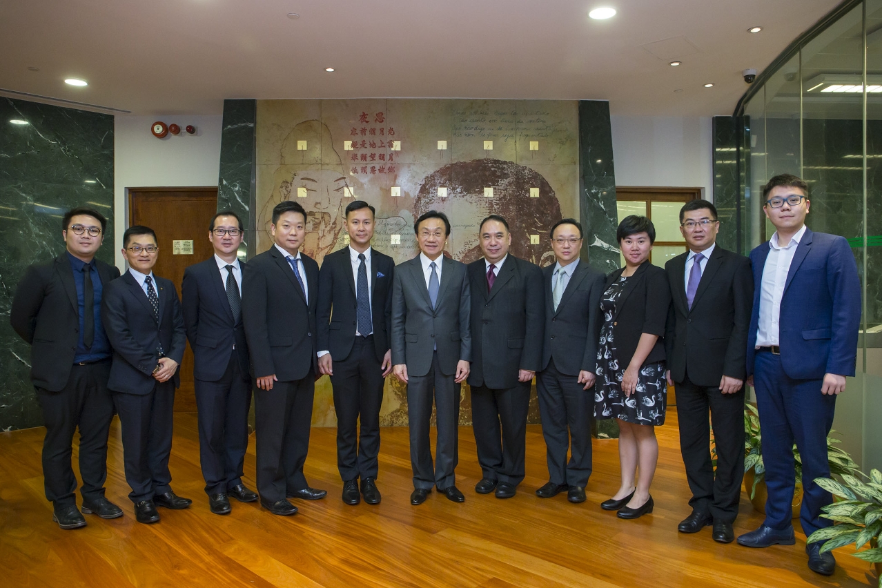 Secretário para os Assuntos Sociais e Cultura teve um encontro com Associação Promotora de União da Nação da China